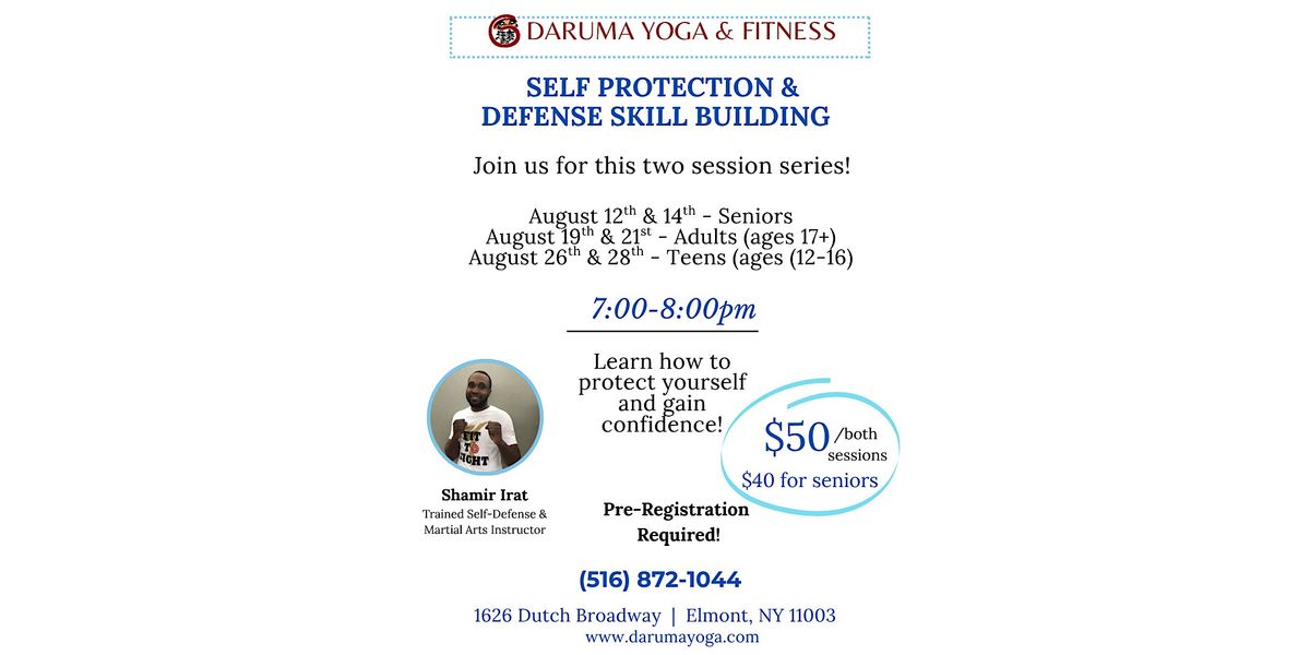 Self Defense for Seniors, Adults & Teens!
