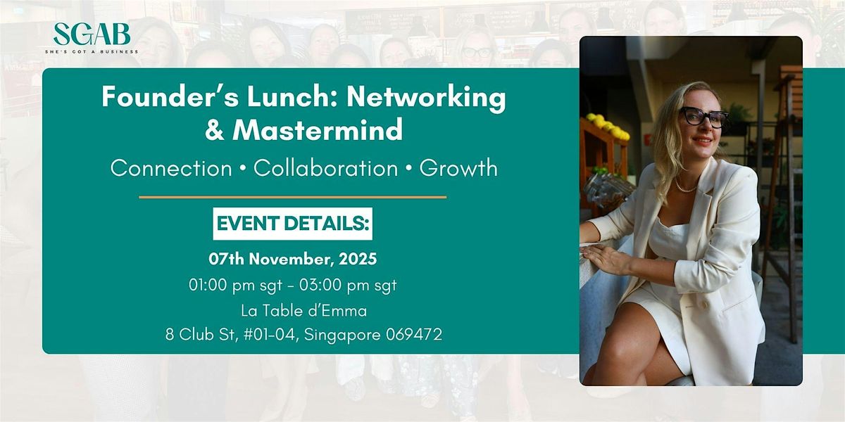 Founder's Lunch: Networking & Mastermind