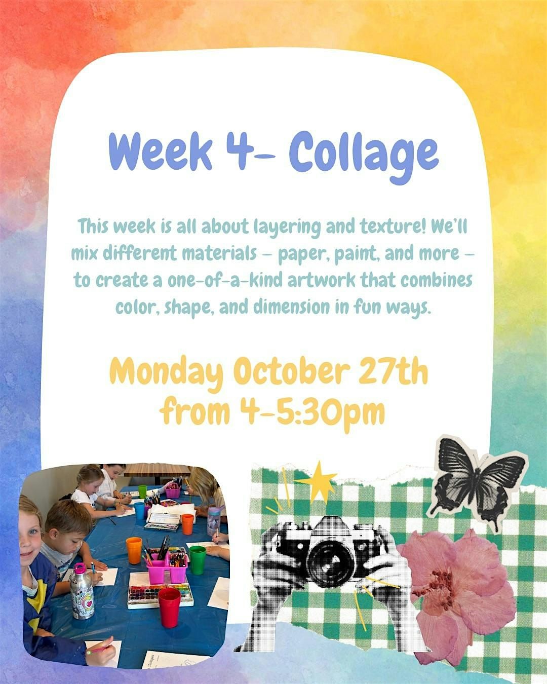 Week 5- Printmaking- After School Art Club