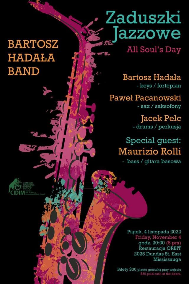 Zaduszki Jazzowe w Orbit Restaurant