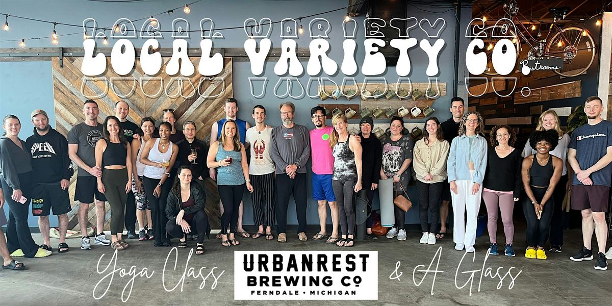 Yoga Class and a Glass