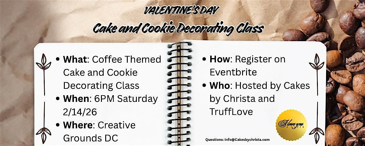 Valentine\u2019s Day Cake and Cookie Decorating Class