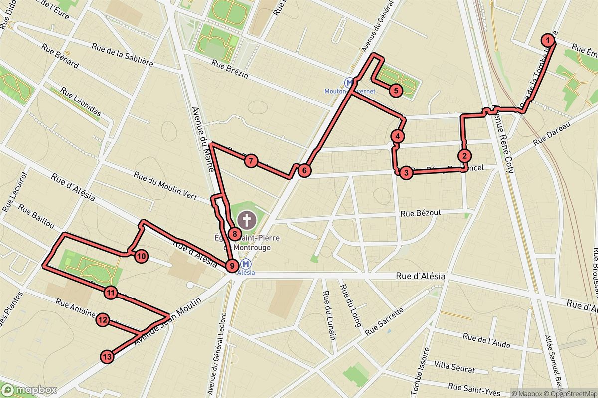 Paris Audio Tour: Hidden Lanes and Sacred Stones of the 14th Arrondissement