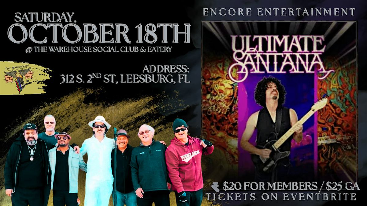 Ultimate Santana Tribute @ The Warehouse Social Club & Eatery