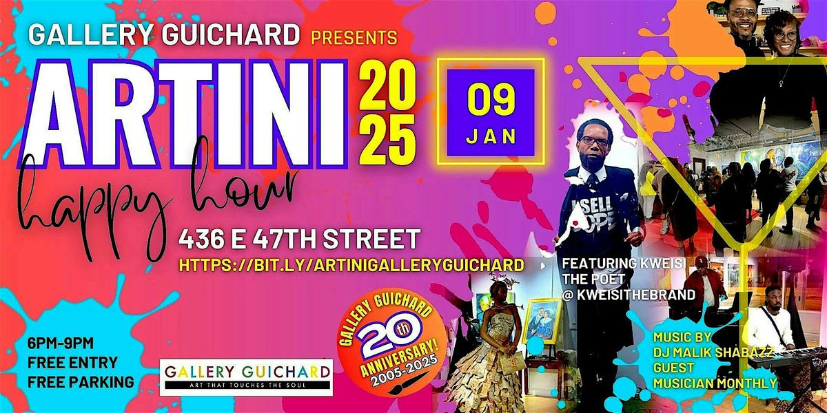Artini - Where Art, Music and Cocktails meet at Gallery Guichard