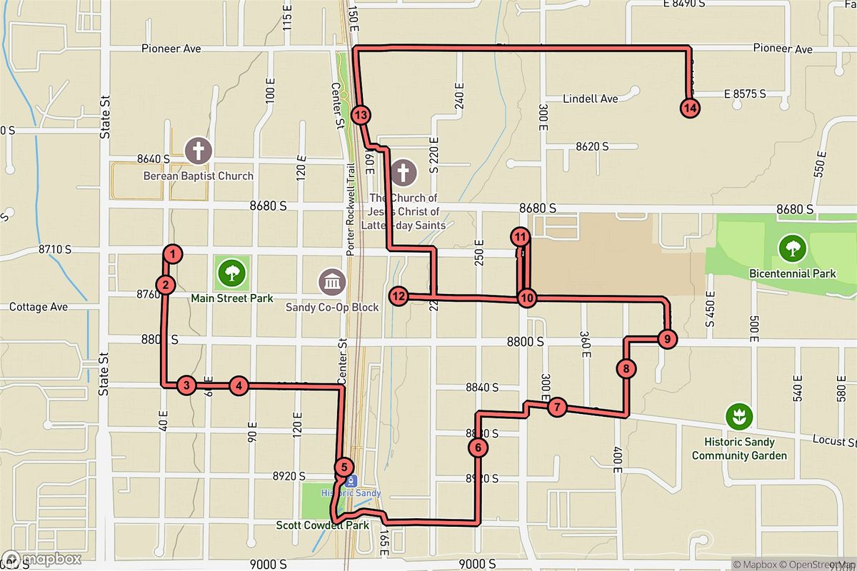 Sandy Audio Tour: Echoes of Heritage in Historic West Sandy