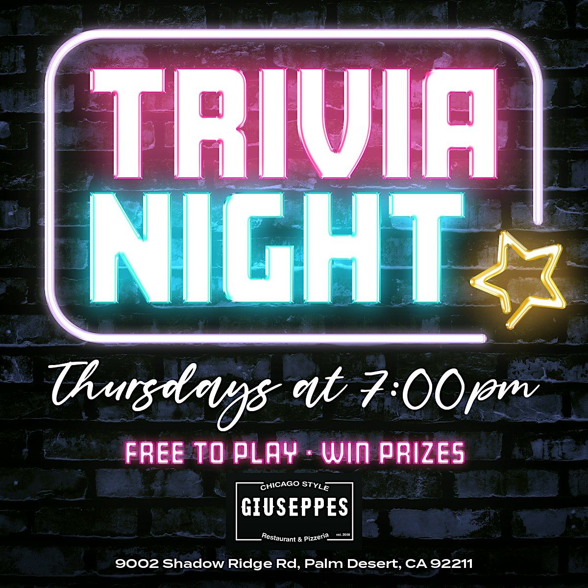 Trivia Night at Giuseppes