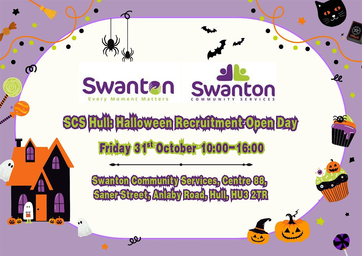 Swanton Care & Community Hull: Halloween Recruitment Open Day