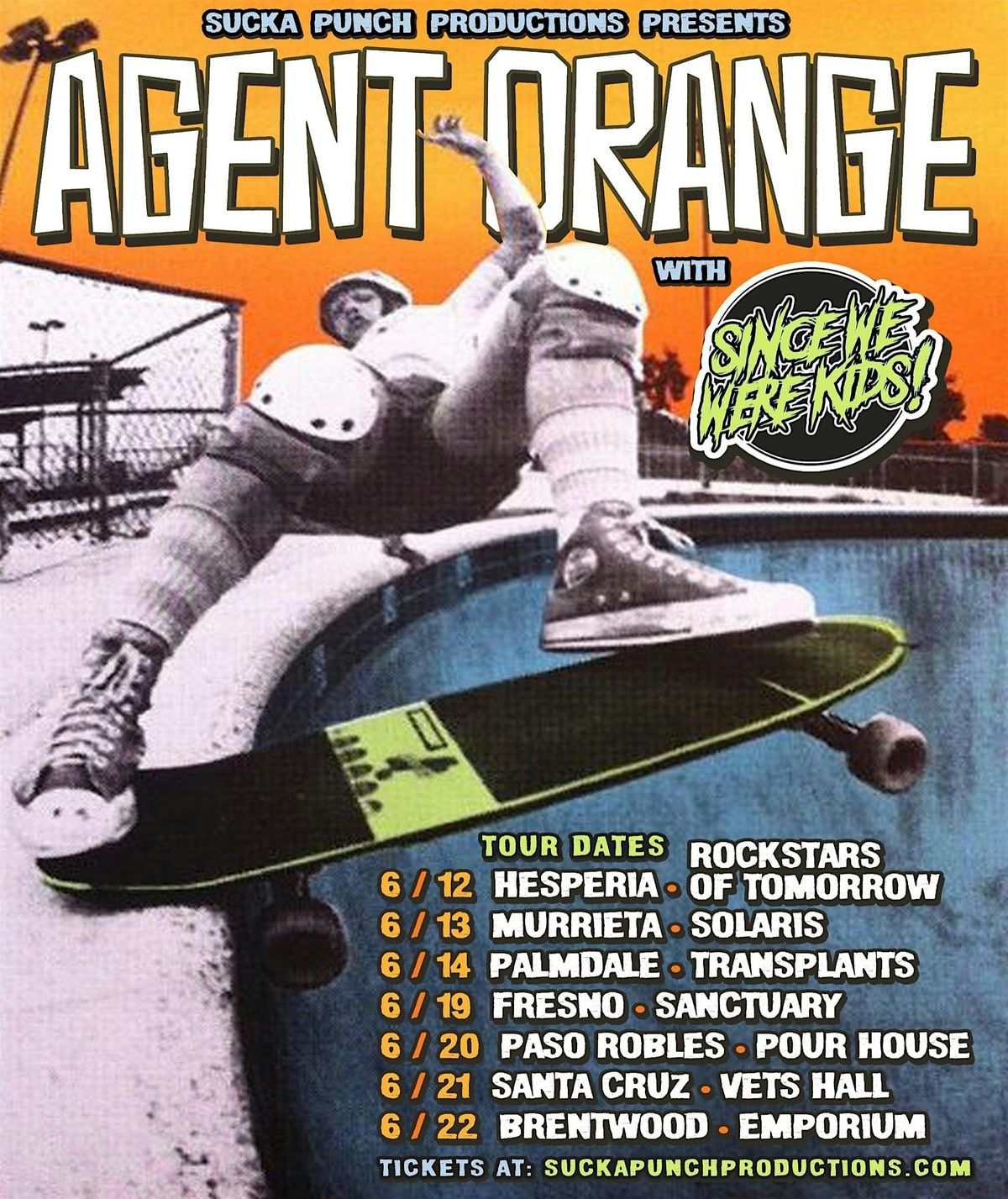 Agent Orange with Since We Were Kids Live in Concert at Vets Hall in Santa