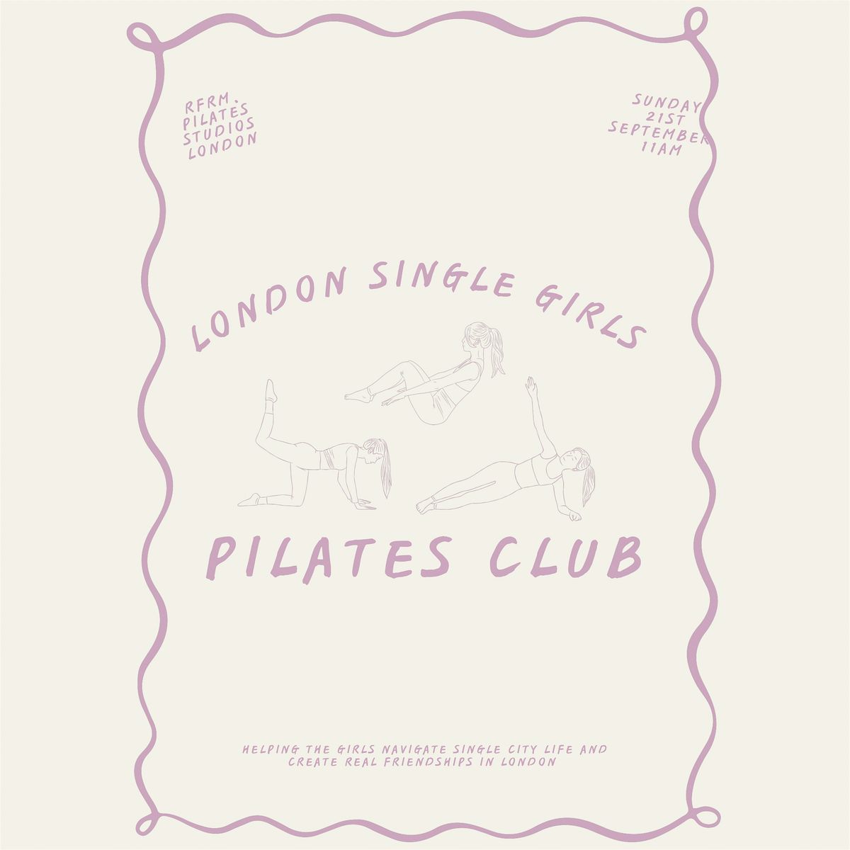 London single girls pilates club