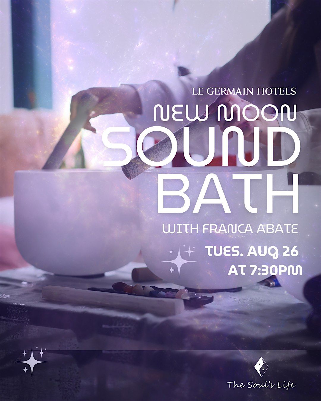 New Moon Sound Bath & Intention Journaling at Le Germain Hotel