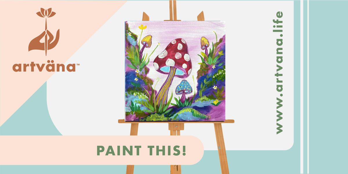 Artvana Paint & Sip at Cranes Castle in Bremerton September 2025