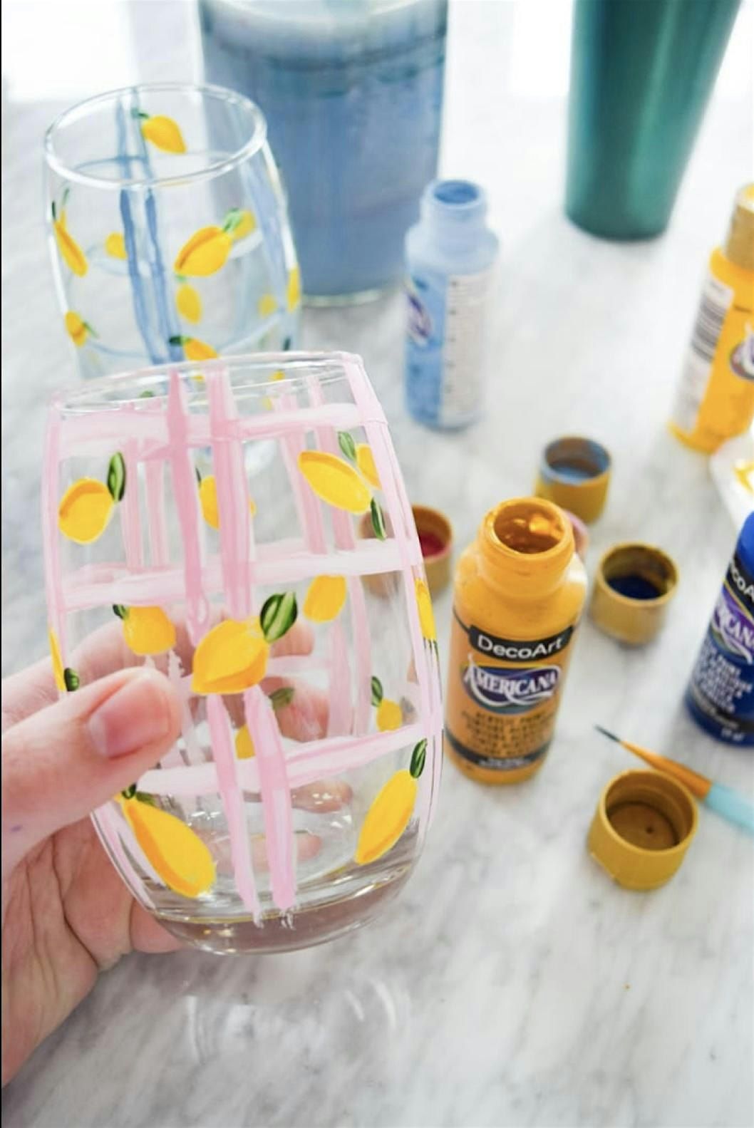 Wine Glass Painting