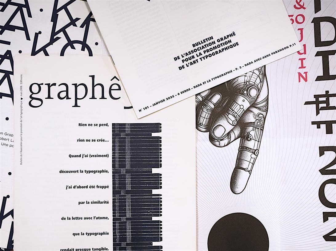 Les Rendez-vous de Gutenberg ! Graph\u00ea : rencontre avec l'art typographique.