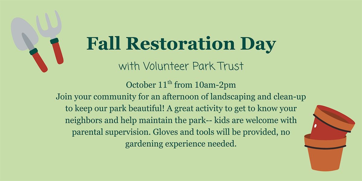 2025 Fall Restoration Day