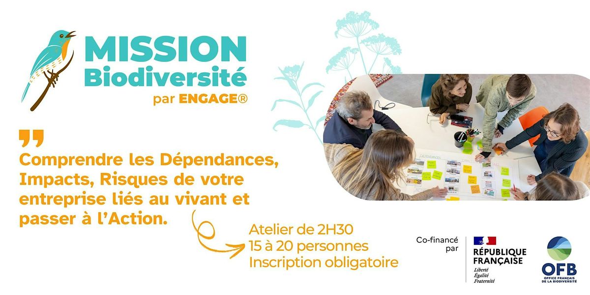 Atelier Mission Biodiversit\u00e9 \u2013 Ile de France - Acad\u00e9mie du Climat - Paris