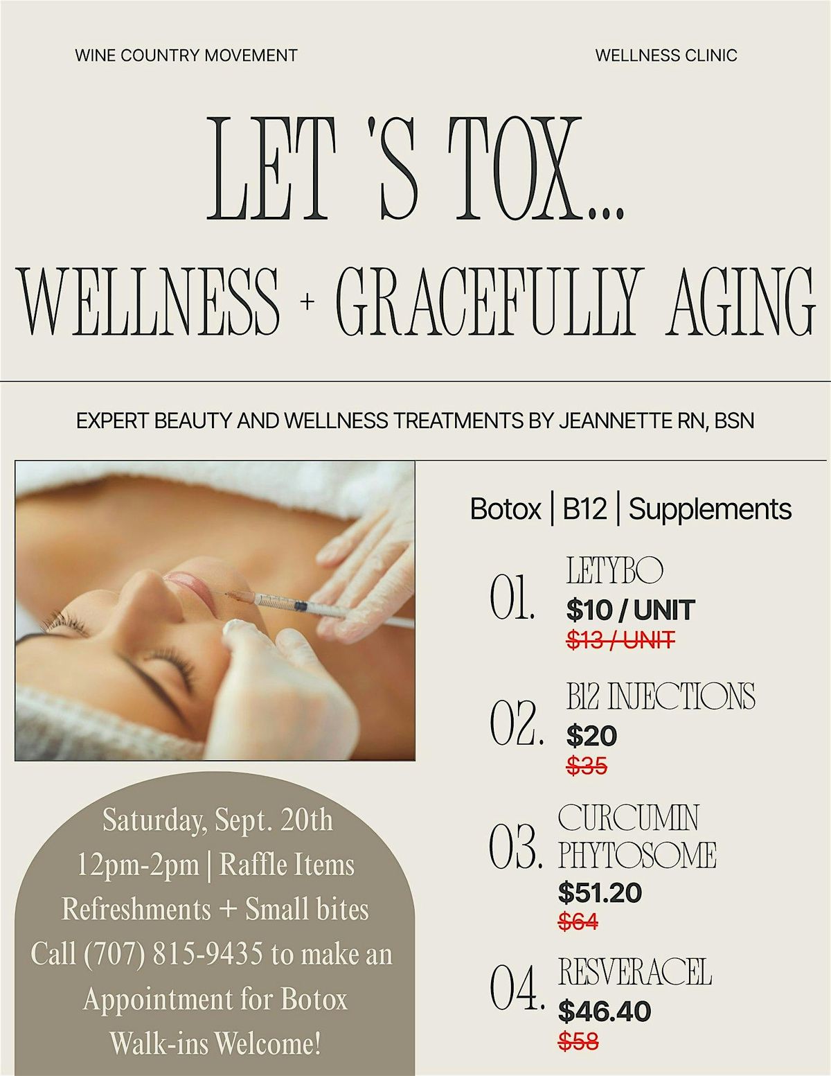 Let's TOX... Wellness + Gracefully Aging