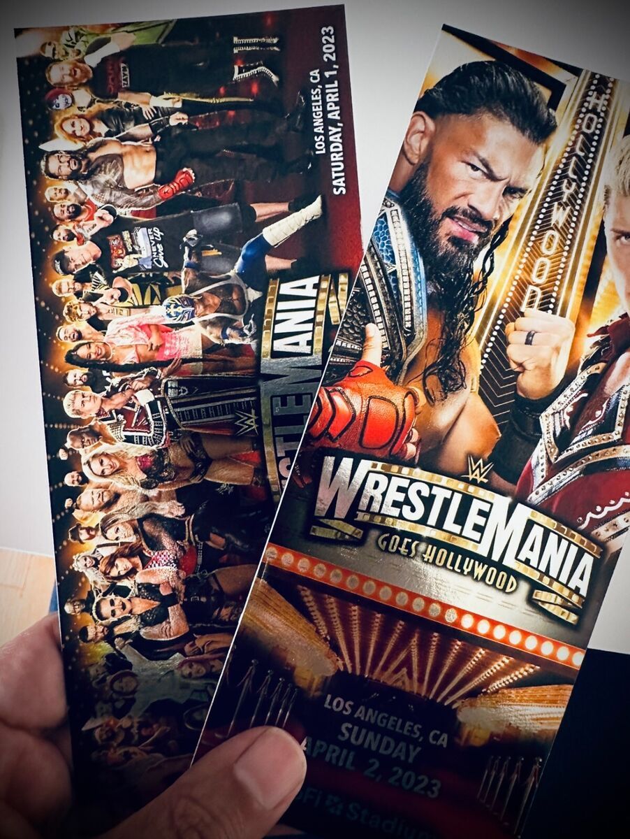 WWE WrestleMania - Sunday at Allegiant Stadium