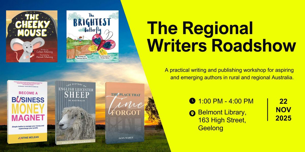 The Regional Writers Roadshow (Geelong)