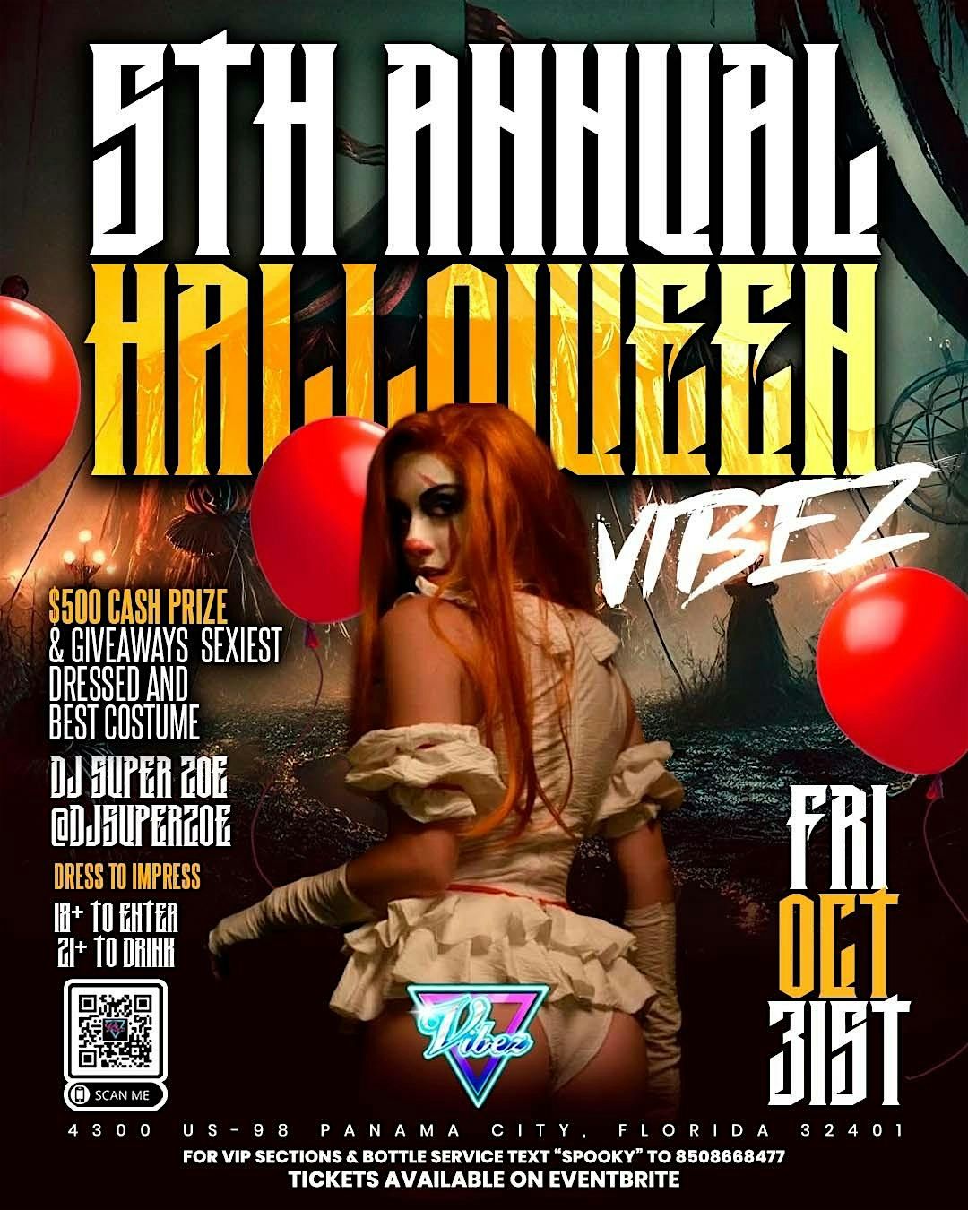 Friday Oct 31st 5th Annual Halloween Costume Contest