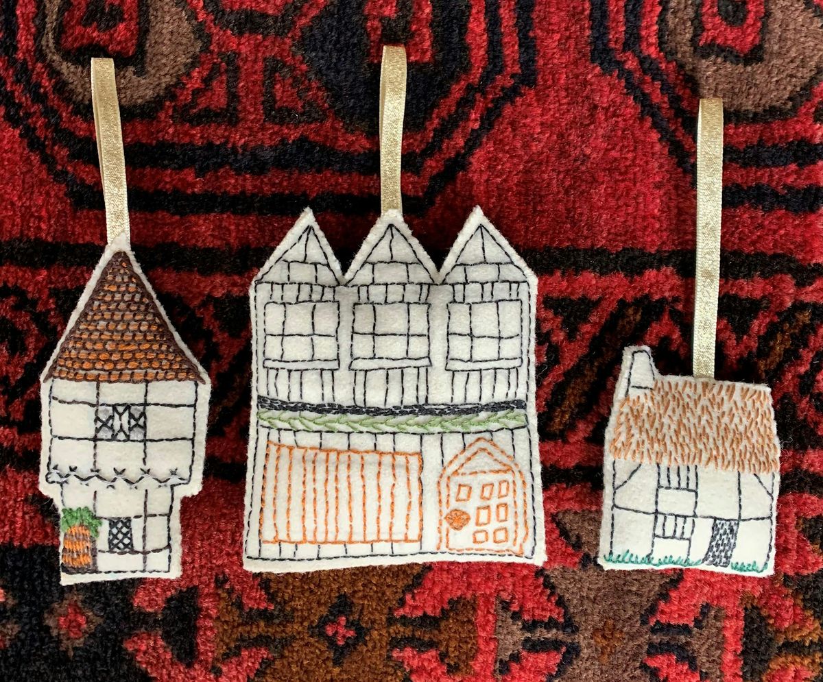 Tudor House Christmas Decoration Embroidery Workshop