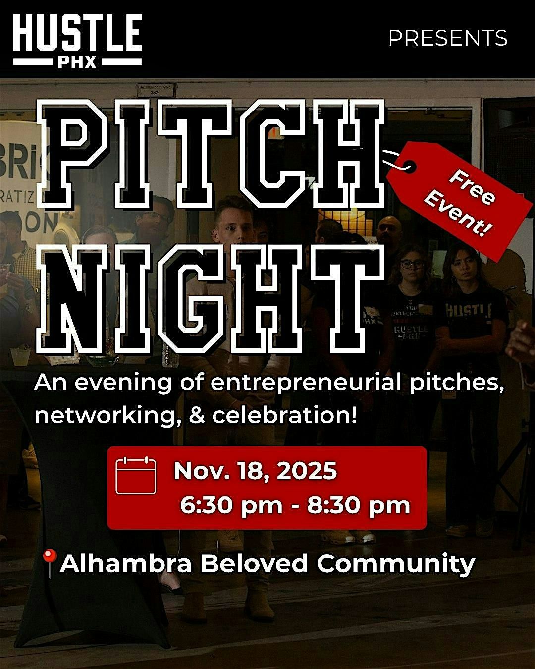 Hustle PHX 101 Pitch Night | Fall, 2025