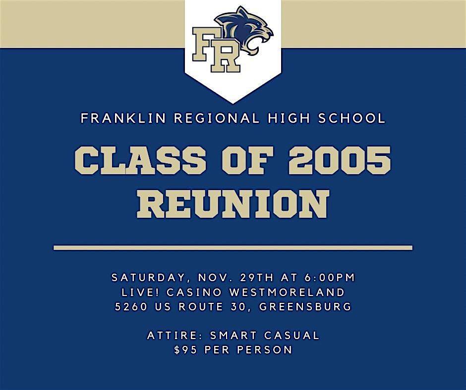 FRHS Class of 2005 20 Year Reunion