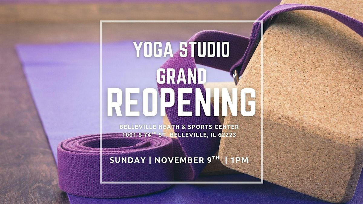 BHSC Yoga Studio Grand ReOpening FREE Class