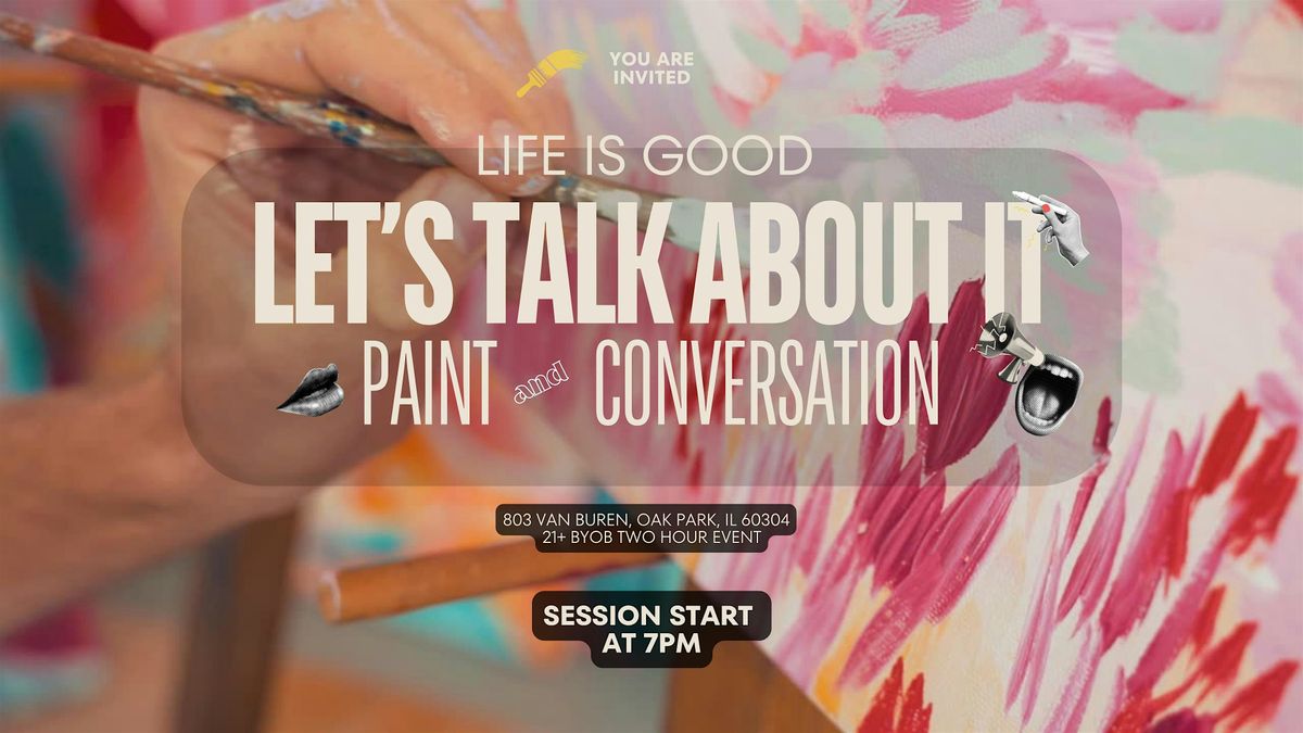 Paint and Conversation: A Sip & Paint Experience for the Soul