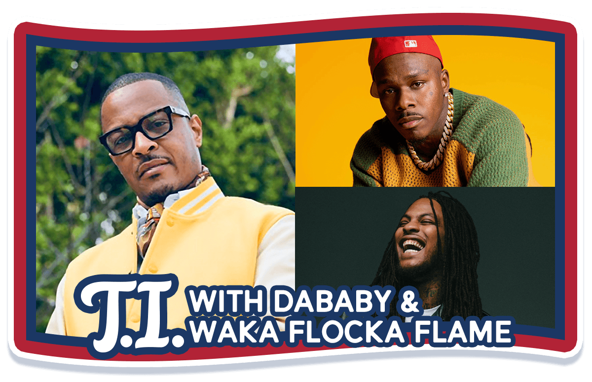 T.I. with DaBaby and Waka Flocka Flame at North Dakota State Fairgrounds