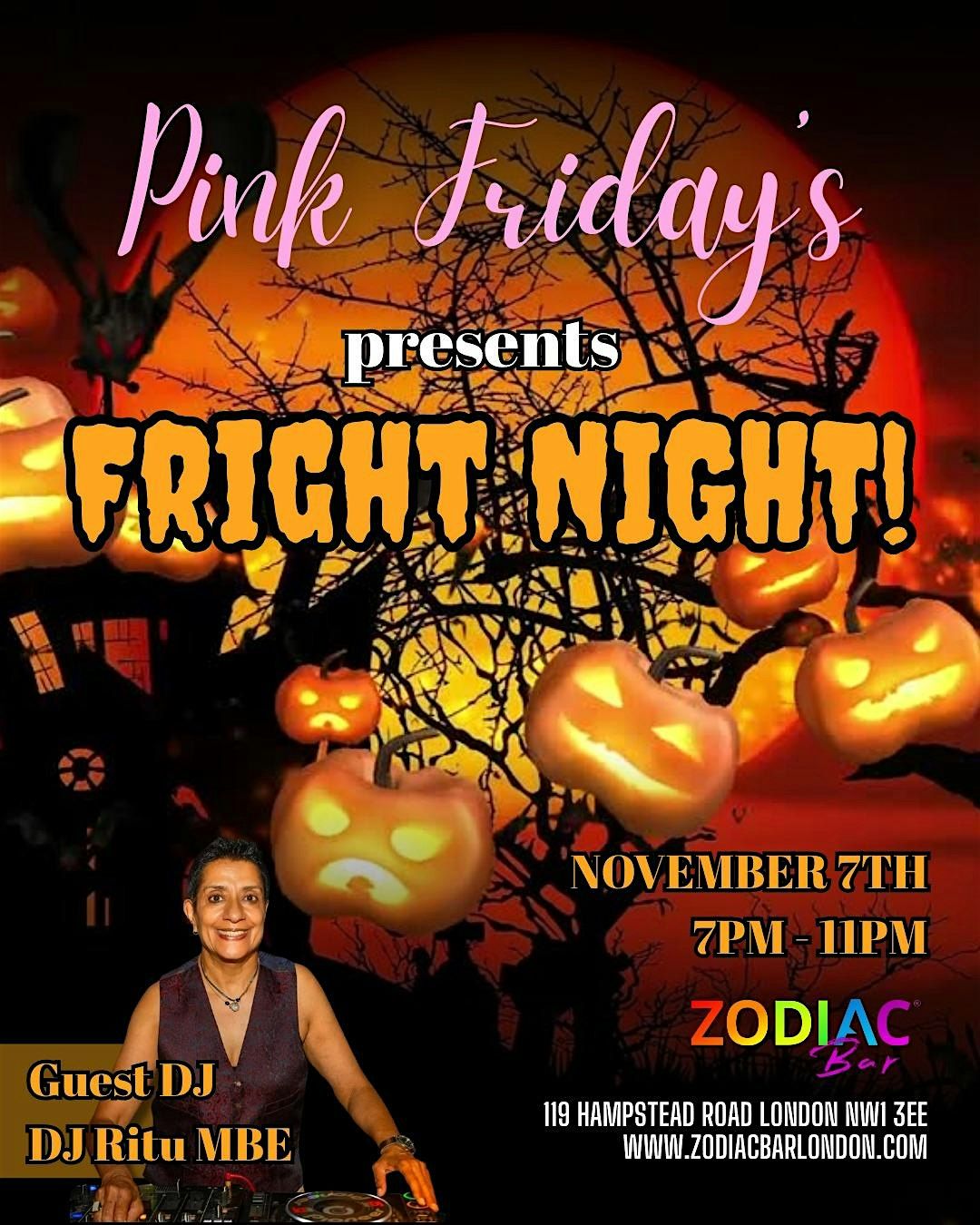 Pink Friday's Fright Night \u2014 Halloween Edition