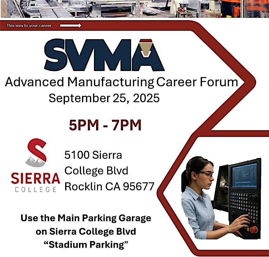 SVMA Advanced Manufacturing Career Forum