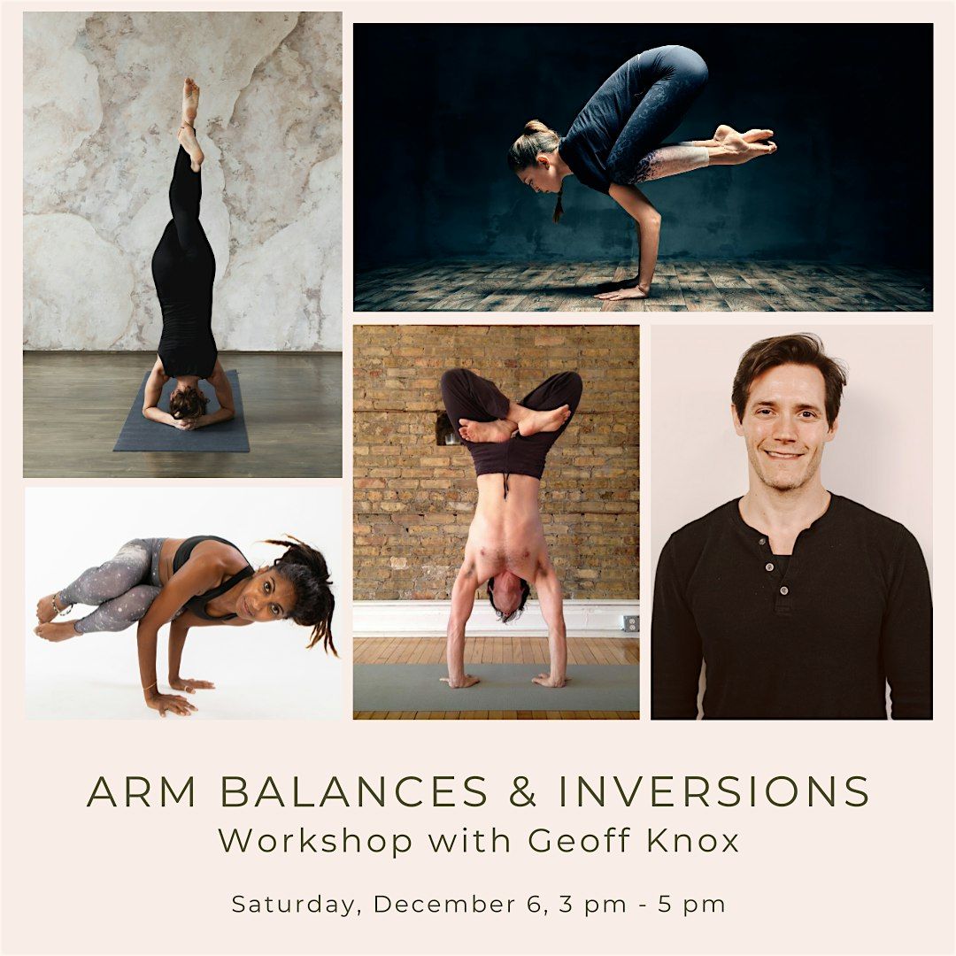 Arm Balances & Inversion Workshop with Geoff Knox