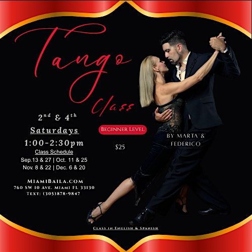 Tango For Beginners in Miami