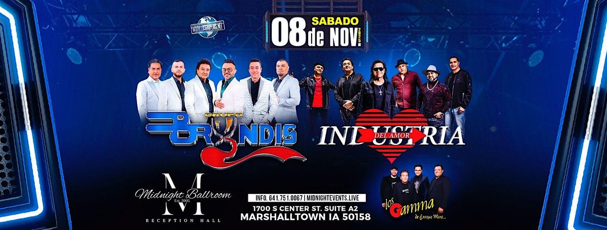 INDUSTRIA DEL AMOR GRUPO BRYNDIS LOS GAMMA DE ENRIQUE MORA