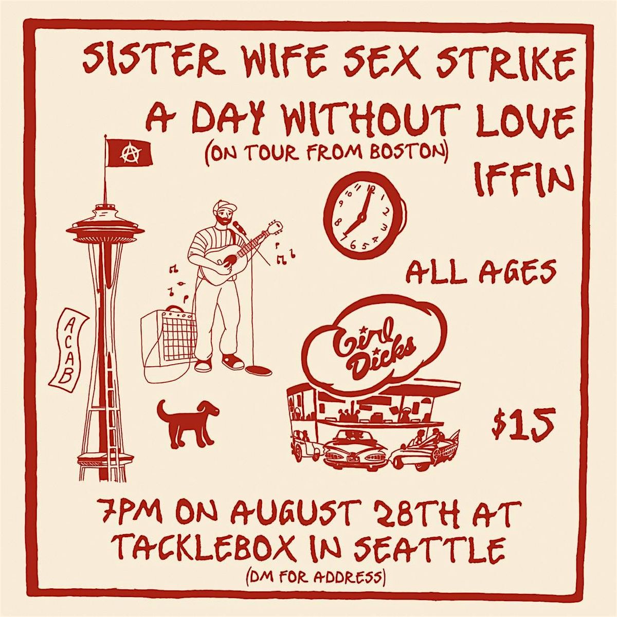 Sister Wife Sex Strike's End of Summer Bash with A Day Without Love & Iffin