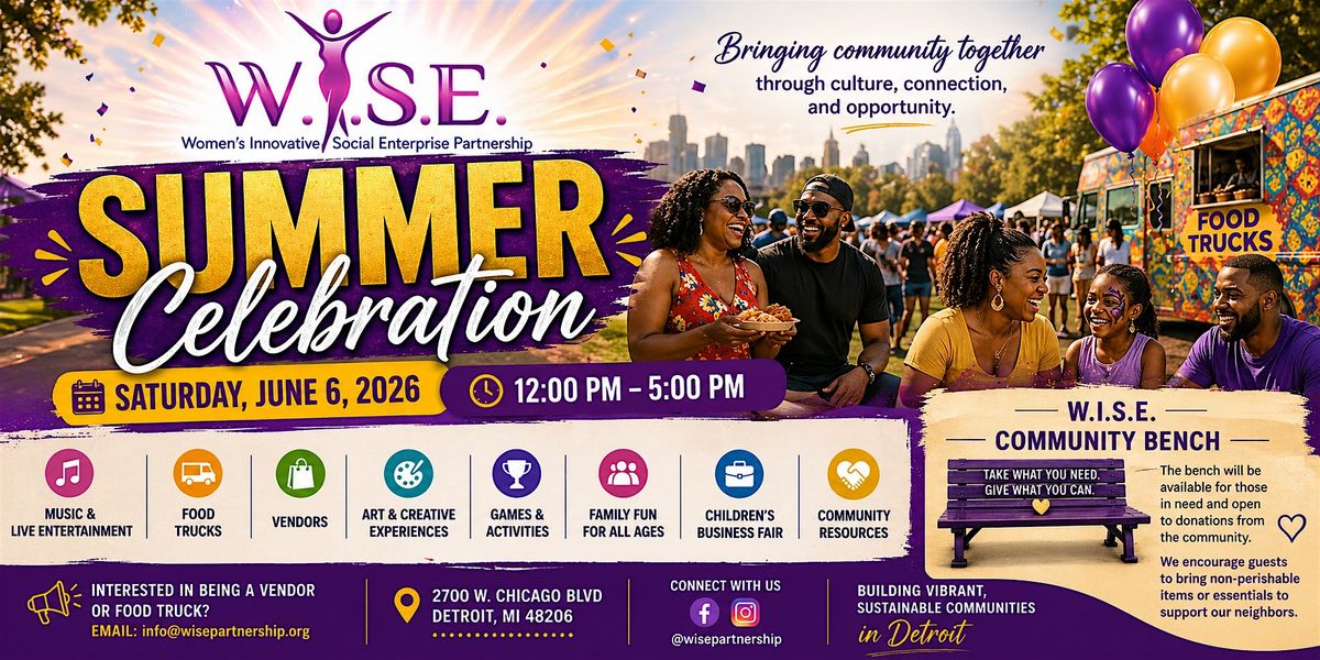 3rd Annual W.I.S.E. Summer Celebration