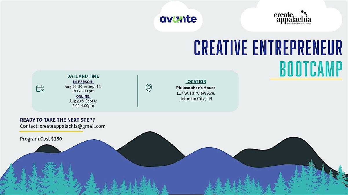 5-Week Creative Entrepreneur Bootcamp