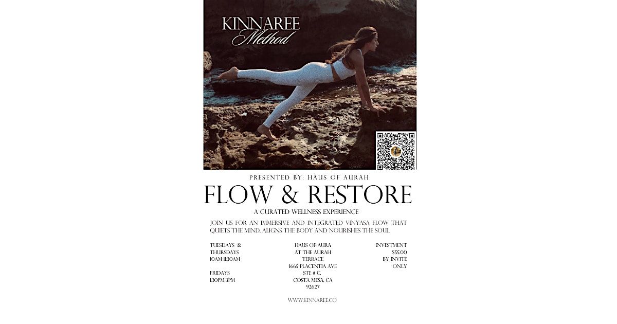 FLOW & RESTORE-A VINYASA IMMERSION EXPERIENCE
