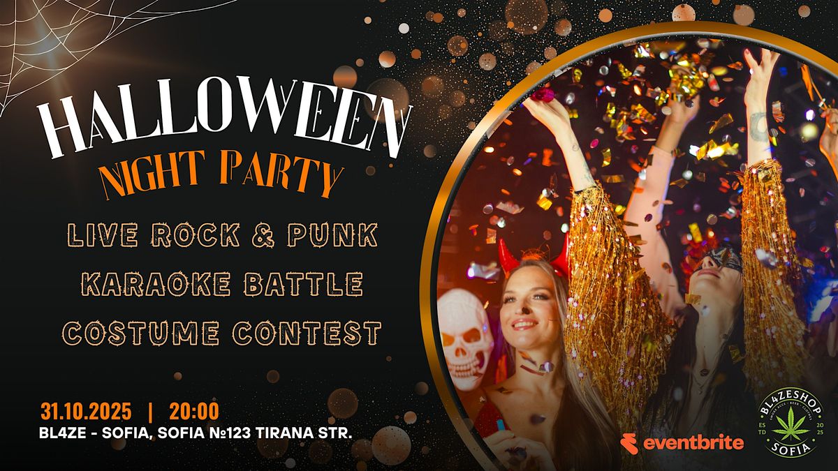 TRICK OR DRINK \u2013 HALLOWEEN @ BL4ZE - SOFIA