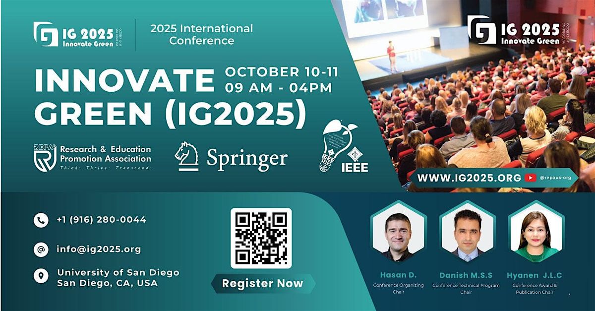 2025 International Conference on Innovate Green (IG2025)