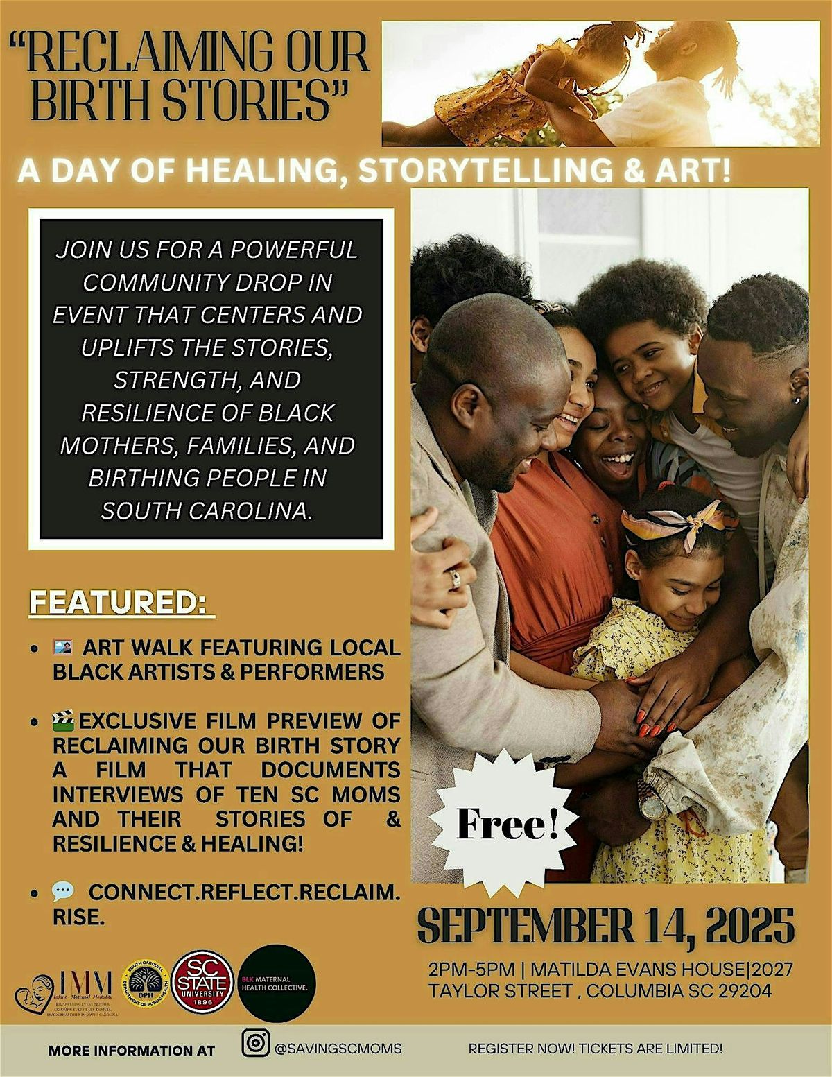 Reclaiming Our Birth Stories: A Day of local Art, Storytelling and Healing!