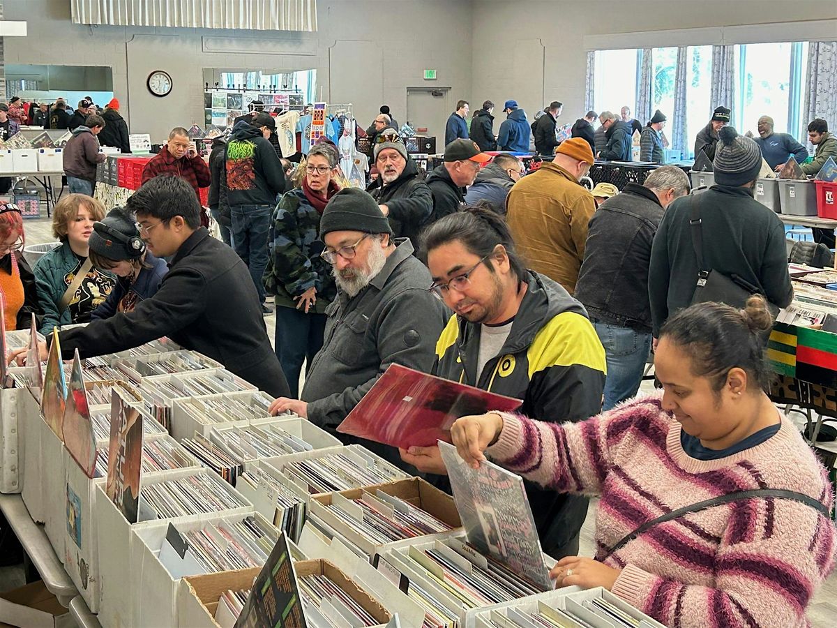 A GIANT VINYL RECORD pop-up! The ANNUAL Clark Record Riot! 1000s of LPs!
