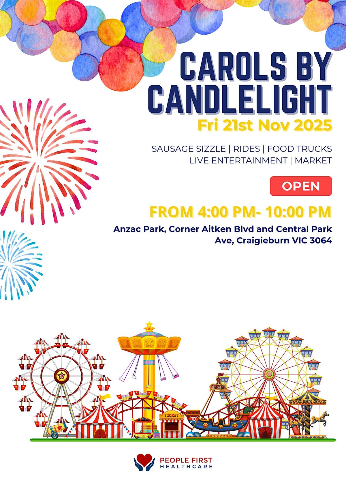 Carols by Candlelight presented by People First Healthcare