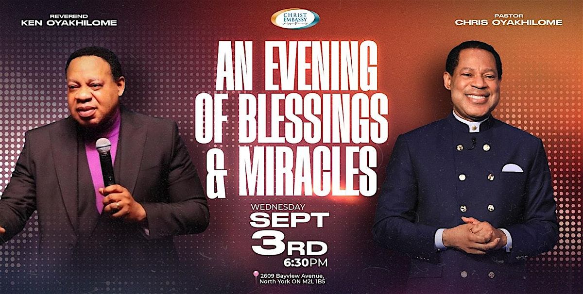 AN EVENING OF BLESSINGS & MIRACLES