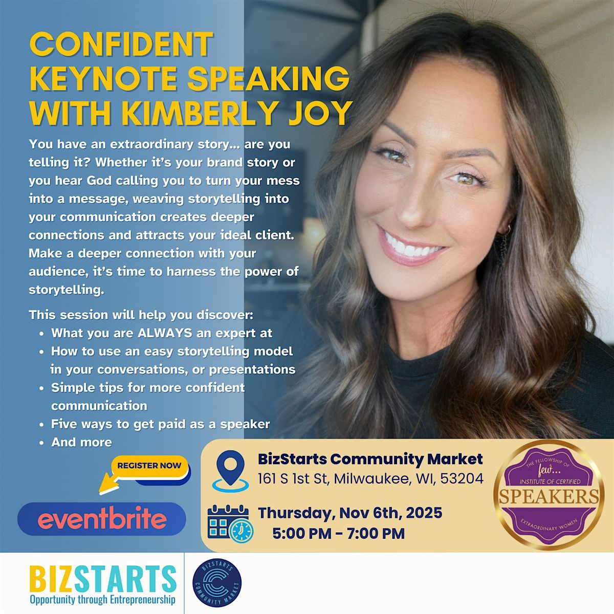 Confident Keynote Speaking with Kimberly Joy