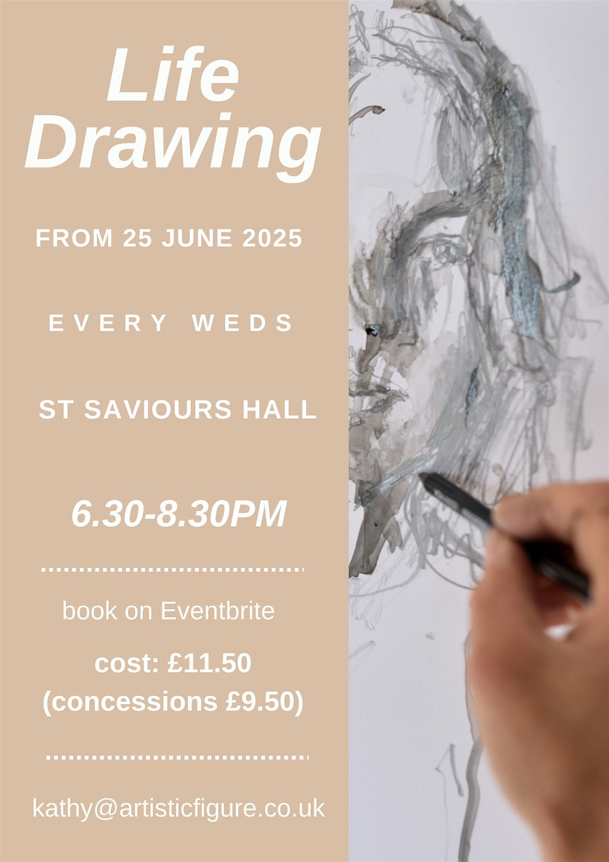 Life Drawing at St Saviours Hall