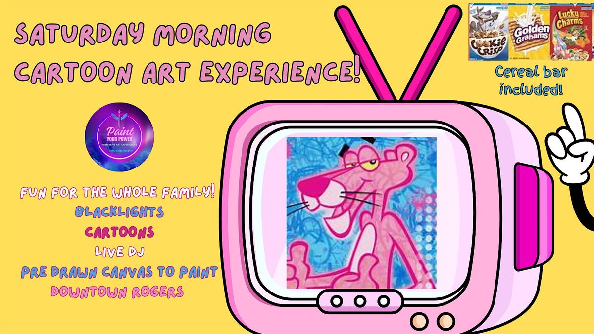 Saturday Morning Cartoon \u2013 An Art Experience in Pajamas
