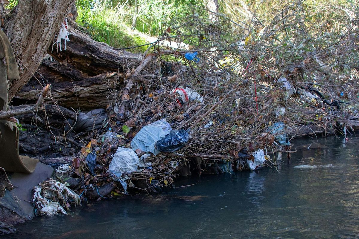 Midweek Cleanup Event on Guadalupe River Park at Hedding Street