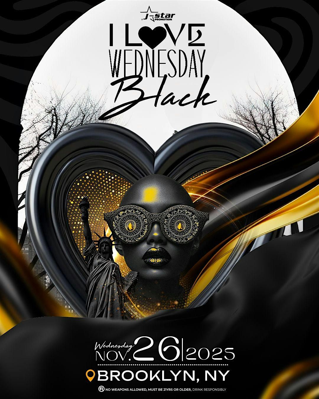 I love Wednesday black